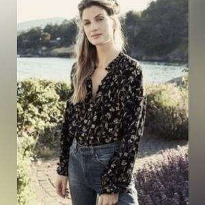 Doen Baltic Floral Print Top XS